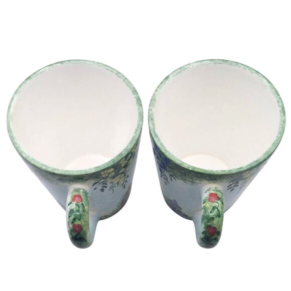 Flowers Inc Balloons Handpainted Ceramic Garden in Bloom Coffee Pot & Mug Set - Picture 8 of 11